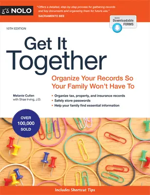 Dajte sa dokopy: Urobte si poriadok vo svojich záznamoch, aby vaša rodina nemusela - Get It Together: Organize Your Records So Your Family Won't Have to