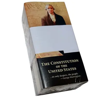 Vrecková ústava (25 balení): Ústava USA s indexom a Deklaráciou nezávislosti - Pocket Constitution (25 Pack): U.S. Constitution with Index & Declaration of Independence