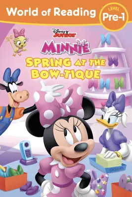 Svet čítania Disney Junior Minnie Jar v Bow-Tique - World of Reading Disney Junior Minnie Spring at the Bow-Tique