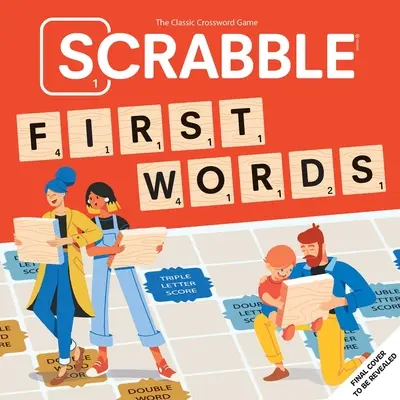Scrabble: (interaktívne knihy pre deti od 0 rokov, prvé slová, náučné knihy pre deti) - Scrabble: First Words: (Interactive Books for Kids Ages 0+, First Words Board Books for Kids, Educational Board Books for Kids)