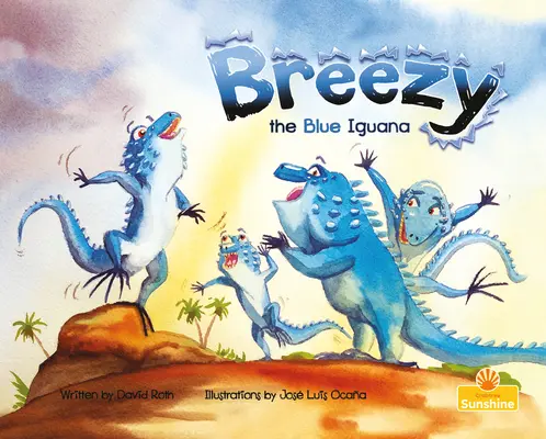 Modrý leguán Breezy - Breezy the Blue Iguana