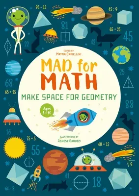Bláznivý do matematiky: Urobte si miesto pre geometriu: Pracovný zošit k základom geometrie (8-10 rokov) - Mad for Math: Make Space for Geometry: A Geometry Basics Math Workbook (Ages 8-10 Years)
