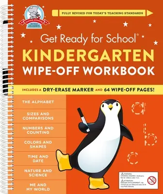 Pripravte sa na školu: Pracovný zošit pre materskú školu Wipe-Off - Get Ready for School: Kindergarten Wipe-Off Workbook