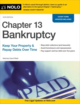 Bankrot podľa kapitoly 13: Zachovajte si svoj majetok a splácajte dlhy v priebehu času - Chapter 13 Bankruptcy: Keep Your Property & Repay Debts Over Time