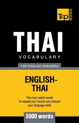 Thajská slovná zásoba pre anglicky hovoriacich - 5000 slov - Thai vocabulary for English speakers - 5000 words