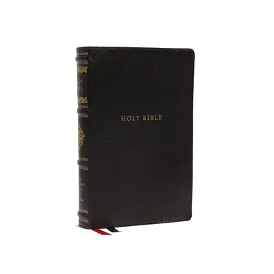 Nkjv, Wide-Margin Reference Bible, Sovereign Collection, Genuine Leather, Black, Red Letter, Comfort Print: Svätá Biblia, Nová verzia kráľa Jakuba - Nkjv, Wide-Margin Reference Bible, Sovereign Collection, Genuine Leather, Black, Red Letter, Comfort Print: Holy Bible, New King James Version