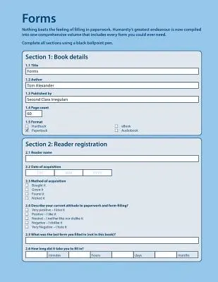 Formuláre: Obľúbené papierovanie národa - Forms: The Nation's Favourite Paperwork
