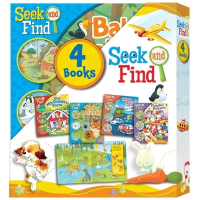 Hľadaj a nájdi: Súbor 4 kníh v obale - Seek and Find: 4-Book Slipcase Set