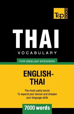 Thajská slovná zásoba pre anglicky hovoriacich - 7000 slov - Thai vocabulary for English speakers - 7000 words
