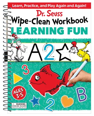 Dr. Seuss Wipe-Clean Pracovný zošit: Zábavné učenie: Pracovný zošit s aktivitami pre deti od 3 do 5 rokov - Dr. Seuss Wipe-Clean Workbook: Learning Fun: Activity Workbook for Ages 3-5