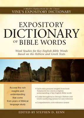 Výkladový slovník biblických slov: Slovník kľúčových anglických biblických slov na základe hebrejských a gréckych textov - Expository Dictionary of Bible Words: Word Studies for Key English Bible Words Based on the Hebrew and Greek Texts