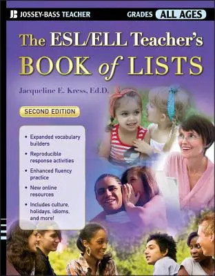 Kniha zoznamov pre učiteľa esl/ell - The Esl/Ell Teacher's Book of Lists