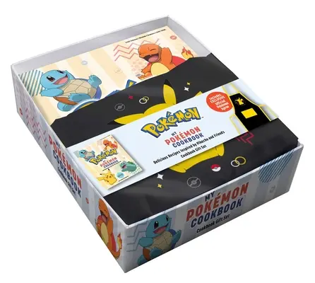 Darčeková sada Moja kuchárska kniha Pokmon [zástera]: Chutné recepty inšpirované Pikachu a priateľmi - My Pokmon Cookbook Gift Set [Apron]: Delicious Recipes Inspired by Pikachu and Friends