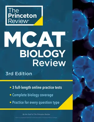 Princeton Review MCAT Biology Review, 3. vydanie: Complete Content Prep + Practice Tests - Princeton Review MCAT Biology Review, 3rd Edition: Complete Content Prep + Practice Tests