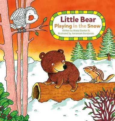 Malý medveď. Hranie sa na snehu - Little Bear. Playing in the Snow