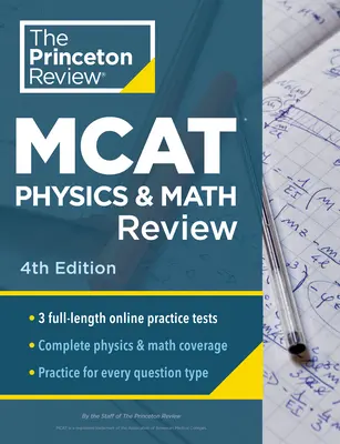 Princeton Review MCAT Physics and Math Review, 4. vydanie: Complete Content Prep + Practice Tests - Princeton Review MCAT Physics and Math Review, 4th Edition: Complete Content Prep + Practice Tests