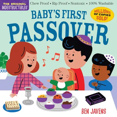 Indestructibles: Prvýkrát v živote bábätka: (Kniha pre bábätká, novorodenecké knihy, bezpečné na žuvanie) - Indestructibles: Baby's First Passover: Chew Proof - Rip Proof - Nontoxic - 100% Washable (Book for Babies, Newborn Books, Safe to Chew)