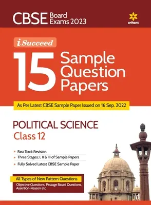 CBSE Board Exam 2023 I-Succeed 15 Ukážkové dokumenty POLITICKÉ VEDY Class 12th - CBSE Board Exam 2023 I-Succeed 15 Sample Papers POLITICAL SCIENCE Class 12th