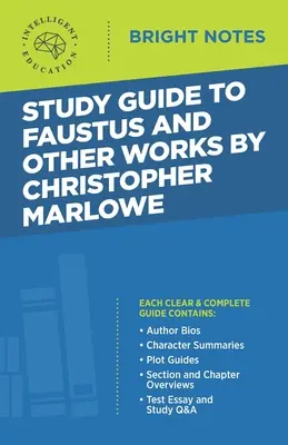 Študijná príručka k Faustovi a iným dielam Christophera Marlowa - Study Guide to Faustus and Other Works by Christopher Marlowe