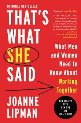 To povedala ona: Čo by muži a ženy mali vedieť o spoločnej práci - That's What She Said: What Men and Women Need to Know about Working Together