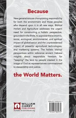 Biblický holizmus a poľnohospodárstvo (revidované vydanie): Kultivácia našich koreňov - Biblical Holism and Agriculture (Revised Edition): Cultivating Our Roots