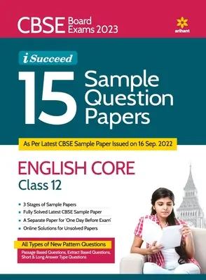 CBSE Board Exams 2023 I-Succeed 15 Ukážkové otázky ENGLISH CORE Class 12th - CBSE Board Exams 2023 I-Succeed 15 Sample Question Papers ENGLISH CORE Class 12th