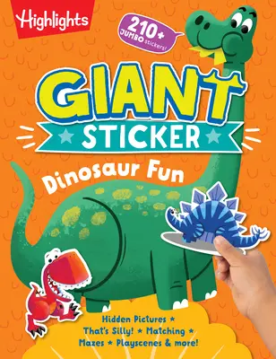 Zábava s obrovskými samolepkami dinosaurov - Giant Sticker Dinosaur Fun