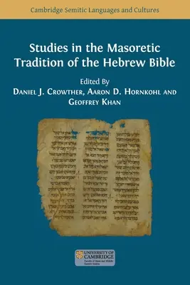 Štúdie o masoretskej tradícii hebrejskej Biblie - Studies in the Masoretic Tradition of the Hebrew Bible