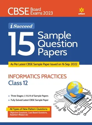 15 Vzorové písomné práce s otázkami Informačné praktiká 12. trieda CBSE 2019-2023 - 15 Sample Question Papers Information Practices Class 12th CBSE 2019-2023