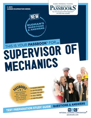 Vedúci mechanikov (C-4979): Príručka na štúdium preukazov - Supervisor of Mechanics (C-4979): Passbooks Study Guide