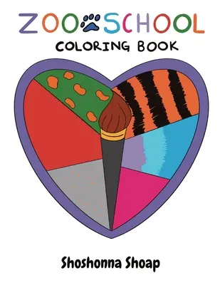 Škola v zoo Omaľovánky - Zoo School Coloring Book