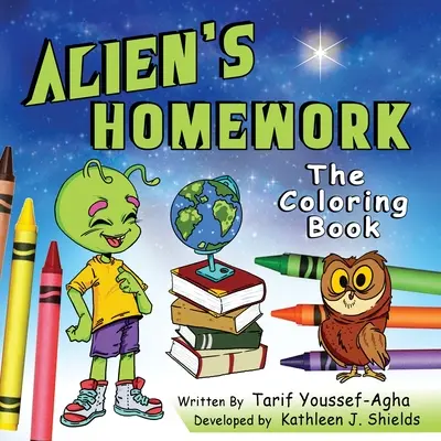 Domáce úlohy pre cudzincov, omaľovánky - Alien's Homework, The Coloring Book