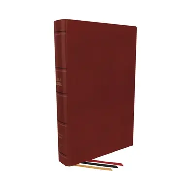 Kjv, Veľkoformátová jednoslúpcová referenčná Biblia v osobnej veľkosti, prémiová kozia koža, červená, Premier Collection, červené písmená, pohodlná tlač: Svätá Biblia, červená farba, čierna farba. - Kjv, Personal Size Large Print Single-Column Reference Bible, Premium Goatskin Leather, Red, Premier Collection, Red Letter, Comfort Print: Holy Bible