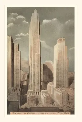 Vintage Journal Rockefellerovo centrum, New York - Vintage Journal Rockefeller Center, New York City