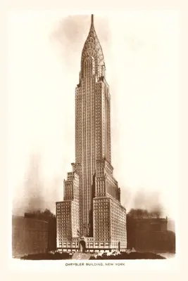 Vintage Journal Chrysler Building, New York - Vintage Journal Chrysler Building, New York City