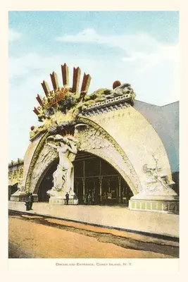 Vintage Journal Vchod do krajiny snov, Coney Island, New York - Vintage Journal Dreamland Entrance, Coney Island, New York City