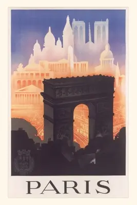Vintage Journal Víťazný oblúk - Vintage Journal Arc de Triomphe
