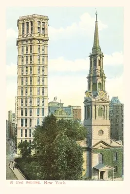 Vintage Journal Budova svätého Pavla, New York - Vintage Journal St. Paul Building, New York City