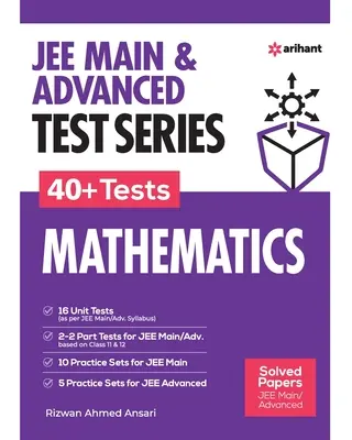 JEE Mains & Advanced Test Series 40+ Testy z matematiky - JEE Mains & Advanced Test Series 40+ Tests Mathematics