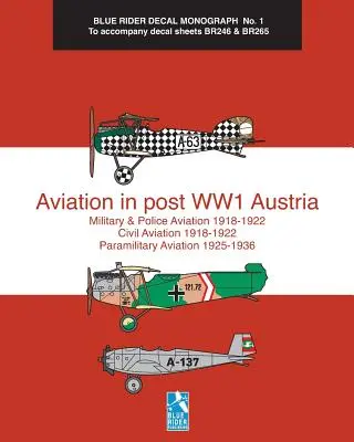 Letectvo v Rakúsku po 1. svetovej vojne: Modrý jazdec Monografia obtlačkov č. 1 - Aviation in post WW1 Austria: Blue Rider Decal Monograph No. 1