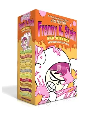 Franny K. Steinová, šialená vedkyňa Kolekcia desiatich kníh (box set): Obed chodí medzi nami; Útok päťdesiatmetrového amoku; Neviditeľná Fran; Fran, ktorá ti - Franny K. Stein, Mad Scientist Ten-Book Collection (Boxed Set): Lunch Walks Among Us; Attack of the 50-Ft. Cupid; The Invisible Fran; The Fran That Ti
