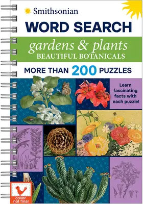 Smithsonian Word Search Krásne botanické záhrady a rastliny - Smithsonian Word Search Beautiful Botanicals Gardens and Plants
