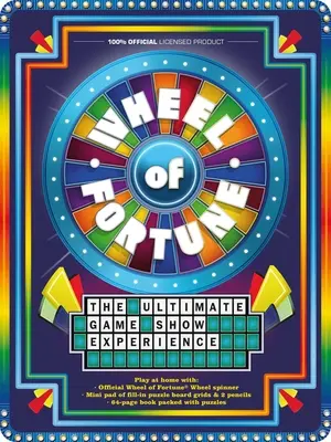 Koleso šťastia v plechovke: S oficiálnym kolieskom šťastia a množstvom hádaniek! - Wheel of Fortune Game Tin: With Official Wheel of Fortune Wheel Spinner and Tons of Puzzles!