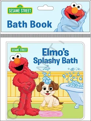 Sezamová ulica: Elmov deň! Kúpeľná kniha - Sesame Street: Elmo's Splashy Day! Bath Book