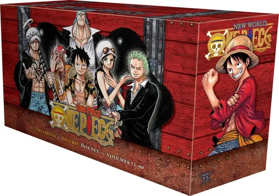 One Piece Box Set 4: Dressrosa to Reverie: Zväzky 71-90 s prémiou - One Piece Box Set 4: Dressrosa to Reverie: Volumes 71-90 with Premium