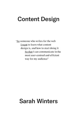 Návrh obsahu - Content Design