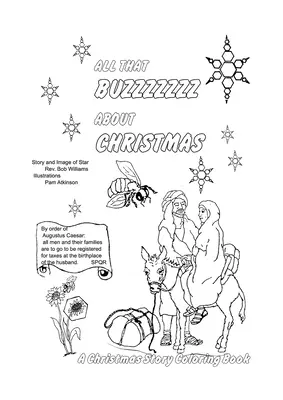 All That Buzzz about Christmas: A Christmas Story Coloring Book