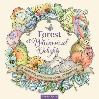 Symfónia roztomilých zvierat: Zvedavé dobrodružstvo s omaľovánkami - Symphony of Cute Animals: A Curious Coloring Book Adventure
