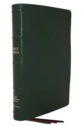 Nkjv, Thinline Reference Bible, Large Print, Premium Goatskin Leather, Green, Premier Collection, Red Letter, Comfort Print: Svätá Biblia, New King Jame - Nkjv, Thinline Reference Bible, Large Print, Premium Goatskin Leather, Green, Premier Collection, Red Letter, Comfort Print: Holy Bible, New King Jame
