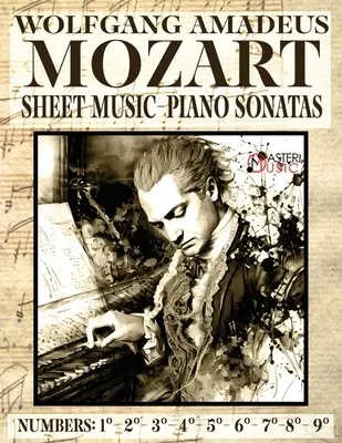 Mozart Wolfang Amadeus - Klavírne sonáty - Notový materiál - 1. diel: Čísla: 123456789 - Mozart Wolfang Amadeus - Piano Sonatas - Sheet Music - Volume 1: Numbers: 123456789